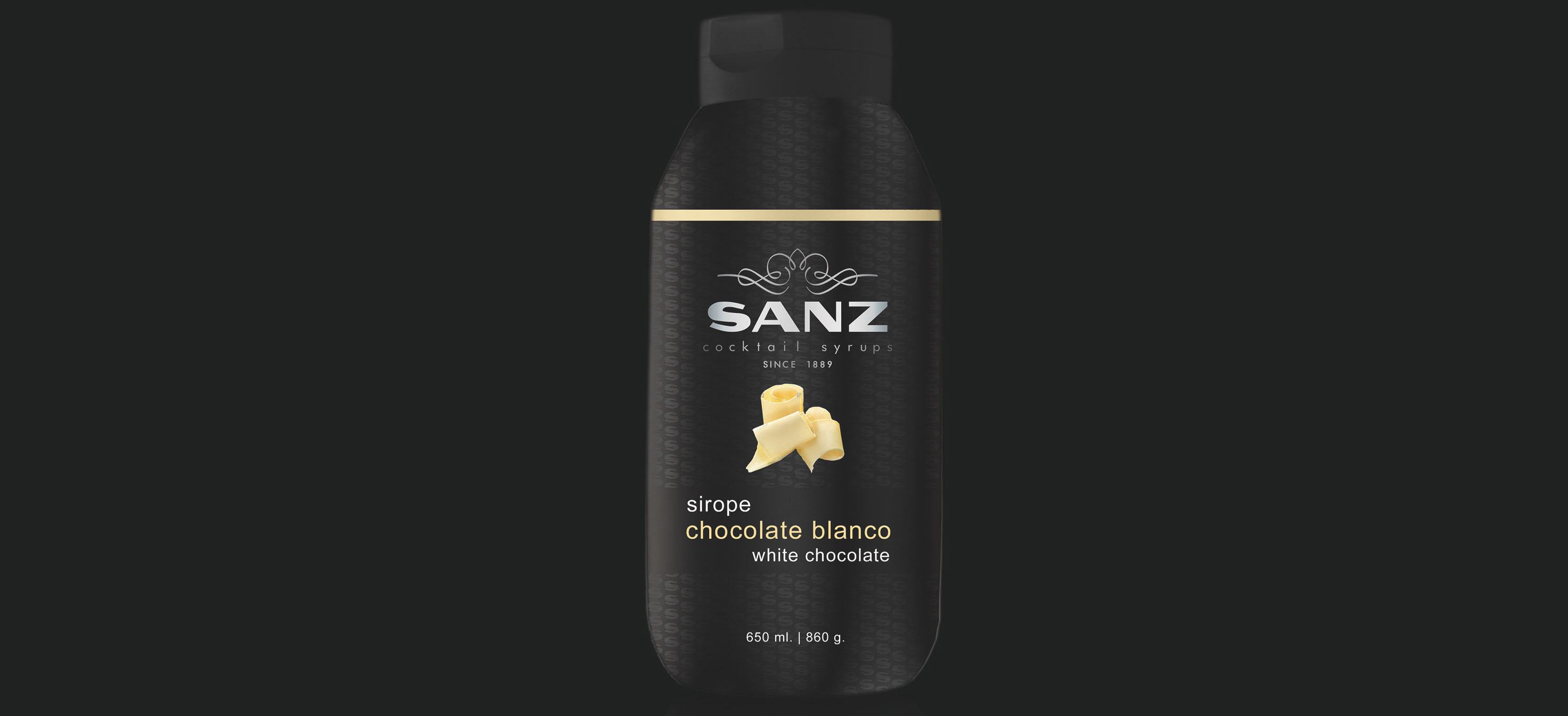 WHITE CHOCOLATE SYRUP, THE NEW SANZ SYRUP FLAVOUR.