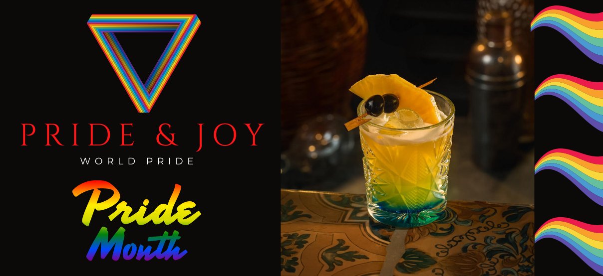 Bid farewell in true style with the cocktail of Pride Month.