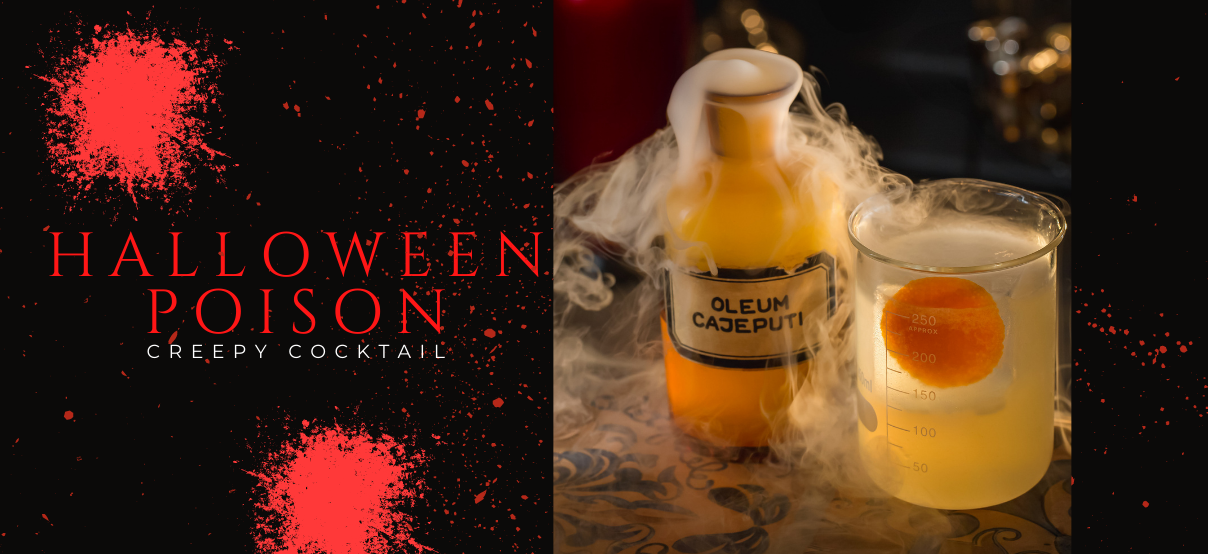 Prepare a scary cocktail for Halloween night