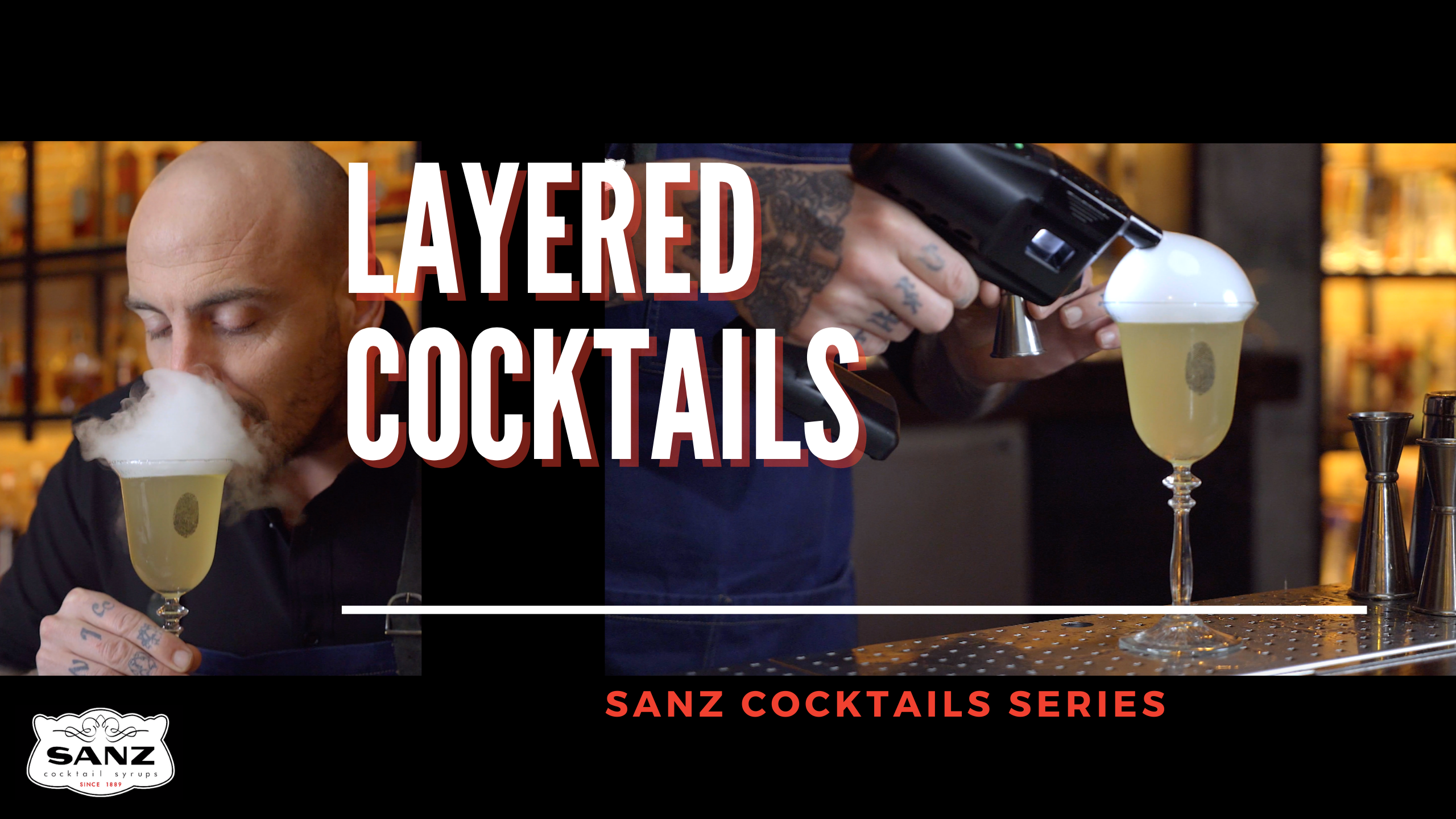 How to make layered cocktails