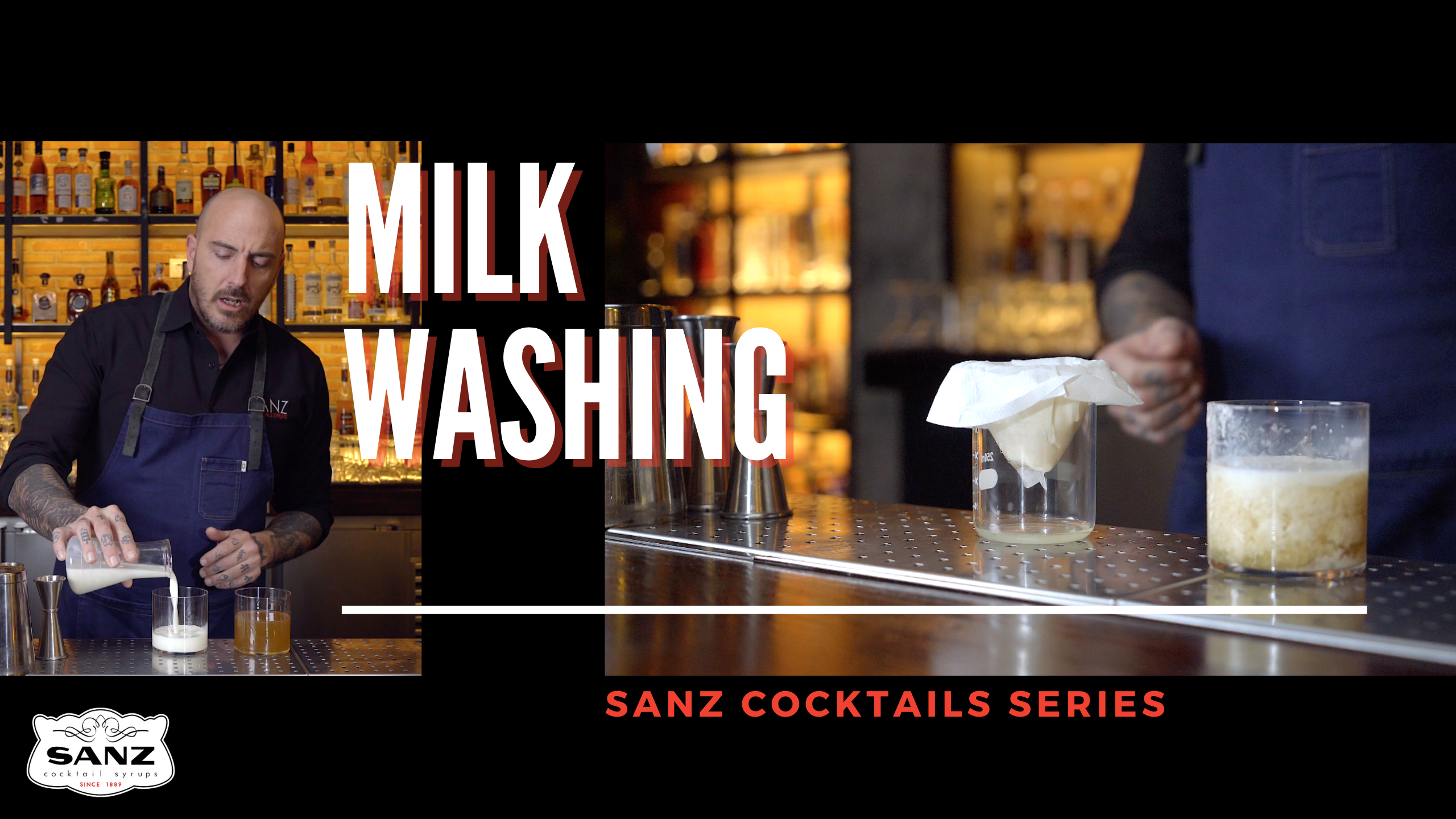 How to do Milk Washing in Cocktail making